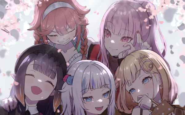 hololive Anime Virtual Youtuber HD Desktop Wallpaper | Background Image