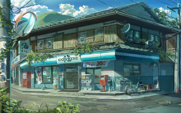 Anime store HD Desktop Wallpaper | Background Image