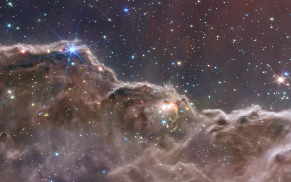 James Webb Space Telescope carina nebula Sci Fi nebula HD Desktop Wallpaper | Background Image