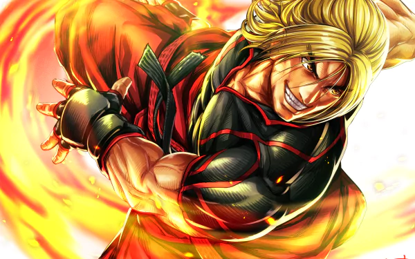 Ken Masters video game Street Fighter HD Desktop Wallpaper | Background Image