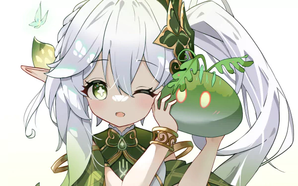 Nahida (Genshin Impact) Slime (Genshin impact) Lesser Lord Kusanali video game Genshin Impact HD Desktop Wallpaper | Background Image