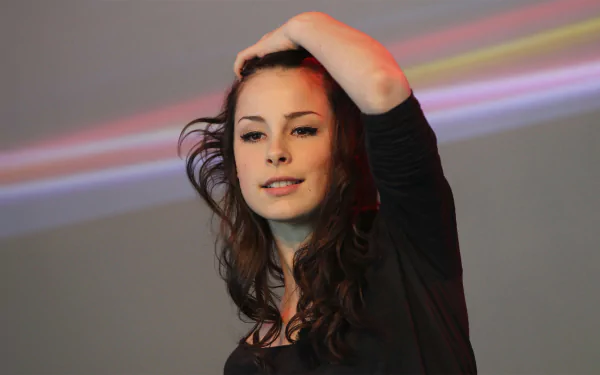 brunette singer German music Lena Meyer-Landrut HD Desktop Wallpaper | Background Image