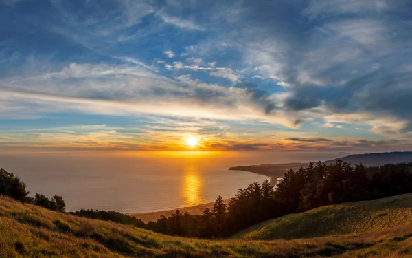 California nature sunset HD Desktop Wallpaper | Background Image