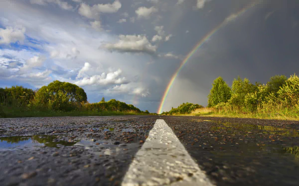 nature rainbow HD Desktop Wallpaper | Background Image