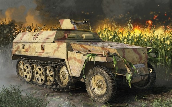 Military Armored personnel carrier Armored Fighting Vehicle Wehrmacht Sd.Kfz. 250 HD Wallpaper | Background Image