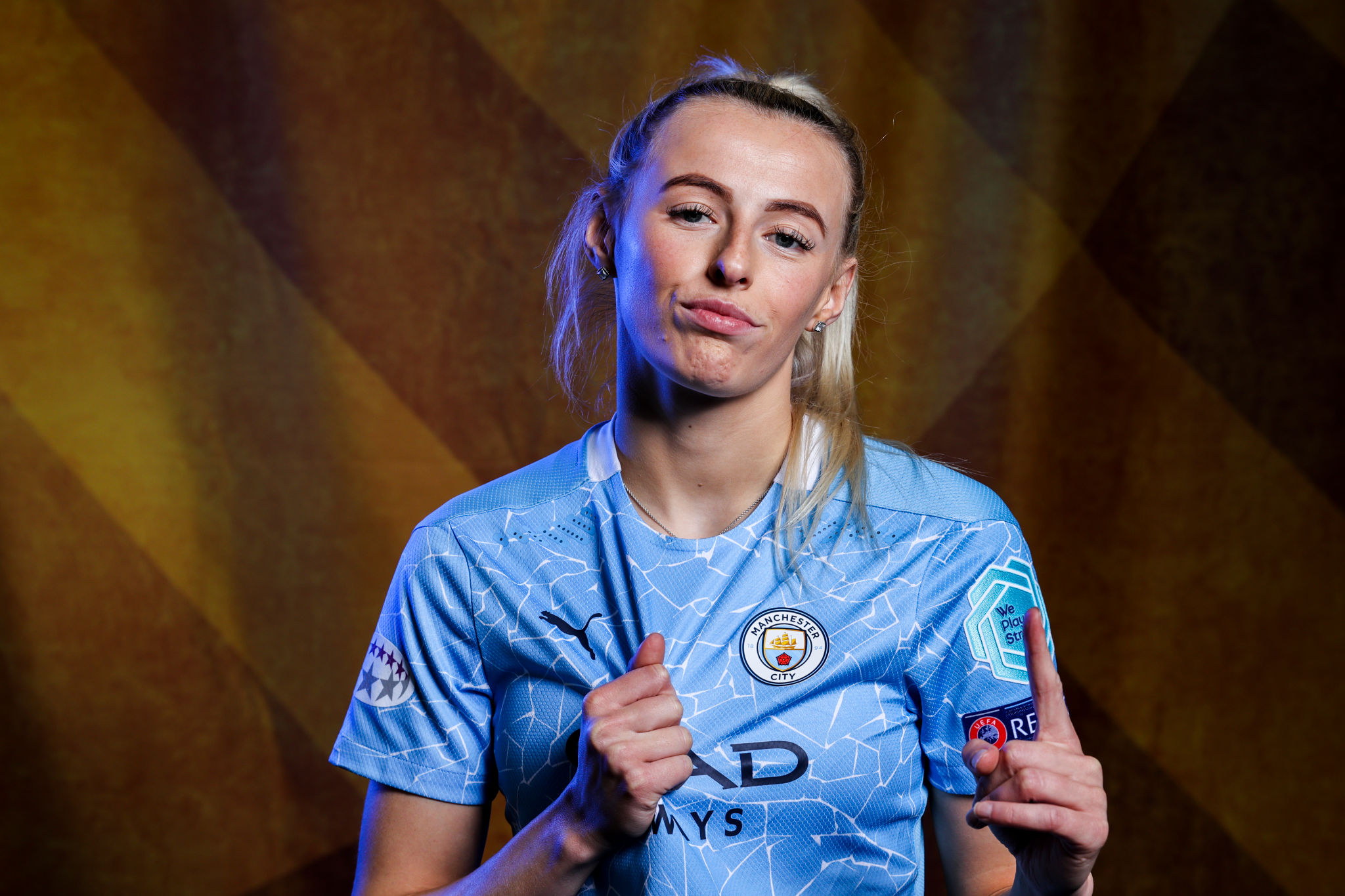 Download Manchester City W.F.C. Chloe Kelly Sports HD Wallpaper