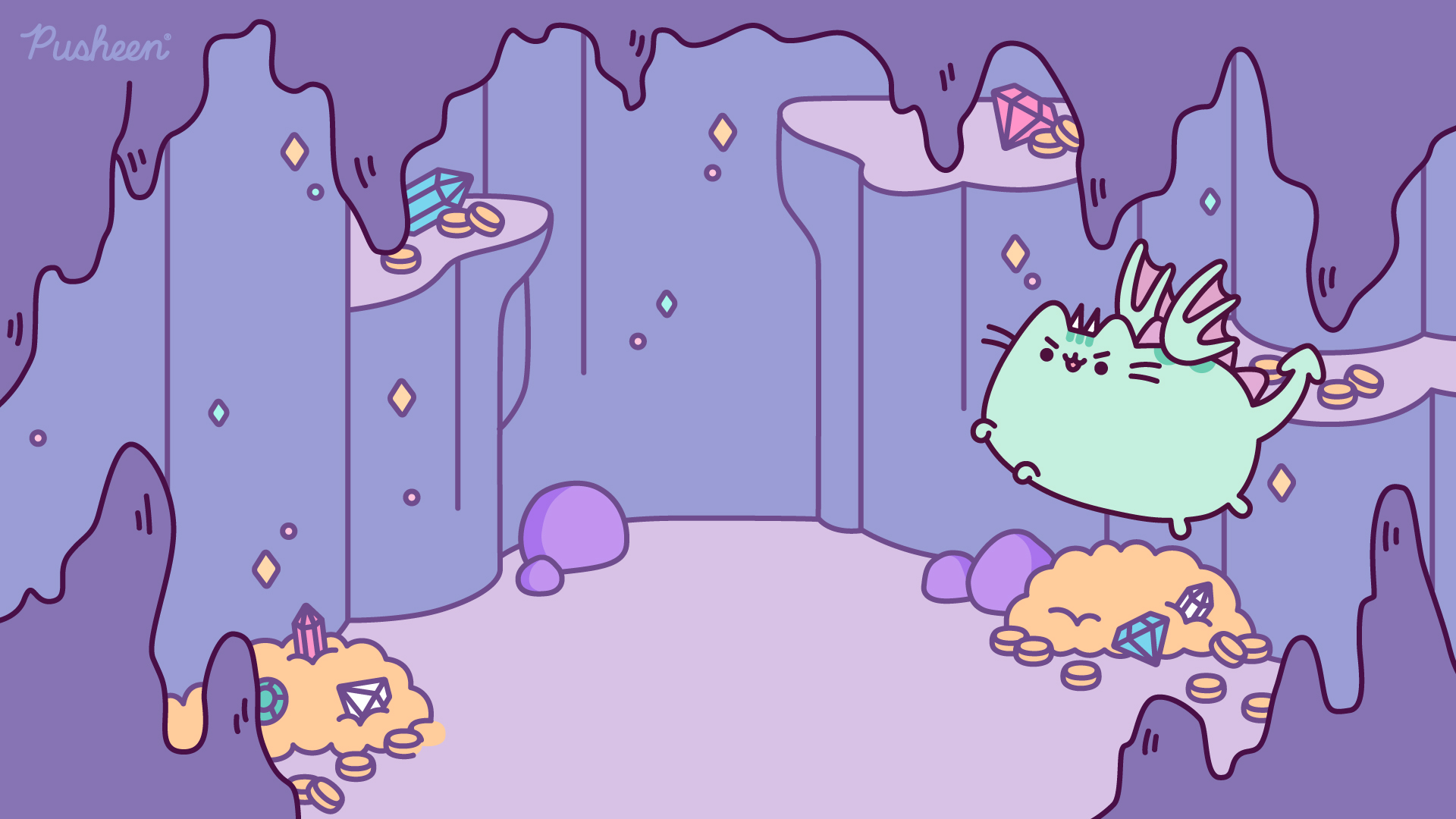Pusheen And Stormy Wallpapers  Wallpaper Cave