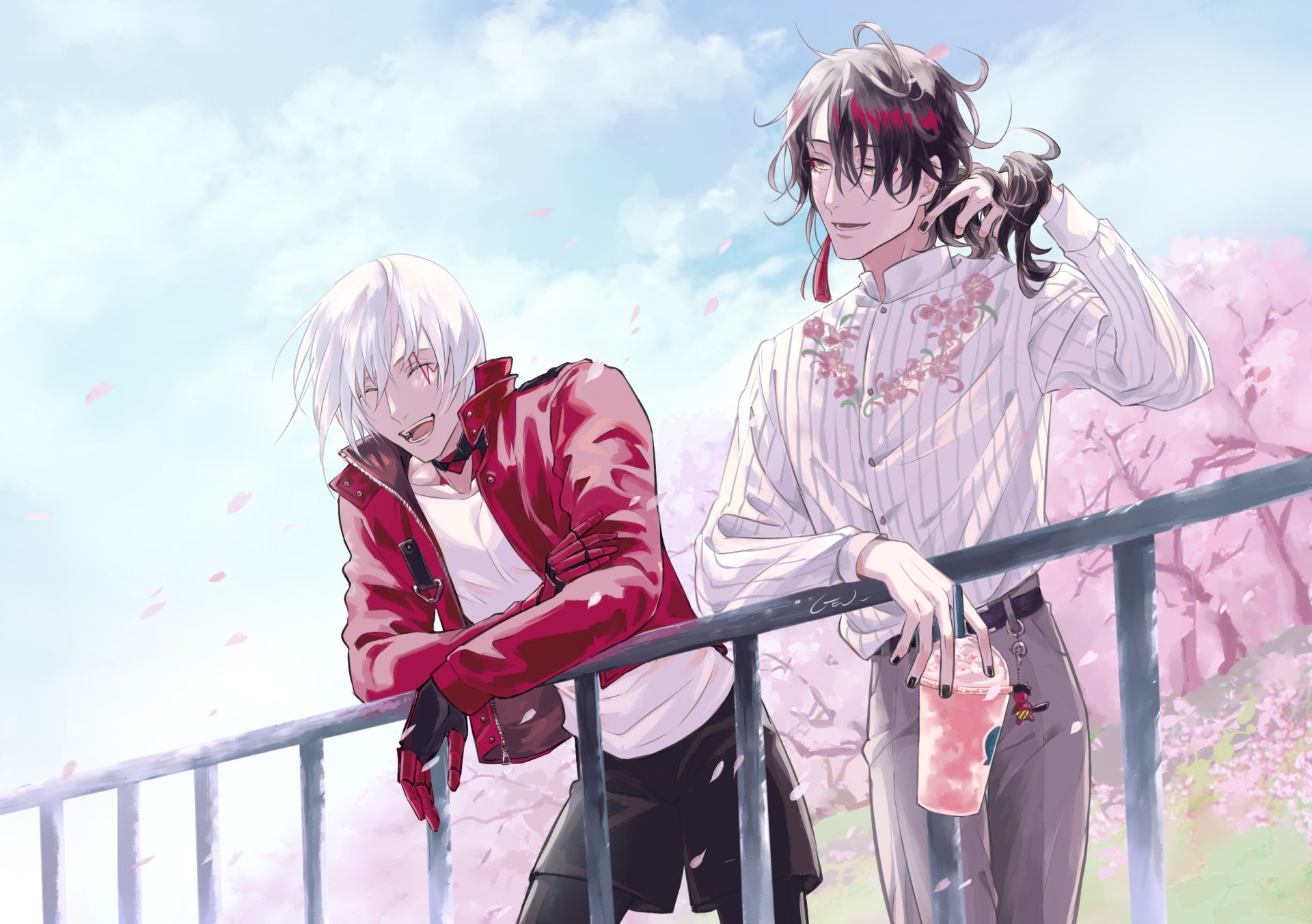 Download Noctyx Luxiem Vox Akuma Fulgur Ovid Anime Virtual Youtuber HD Wallpaper