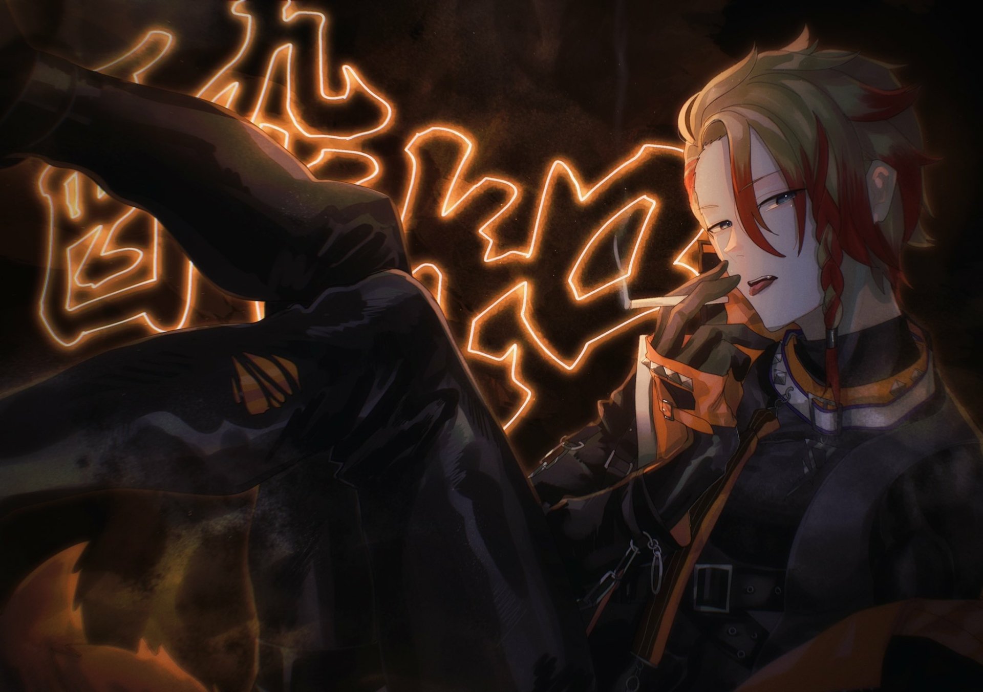 Download Holostars Axel Syrios Anime Virtual Youtuber HD Wallpaper by momiage_40