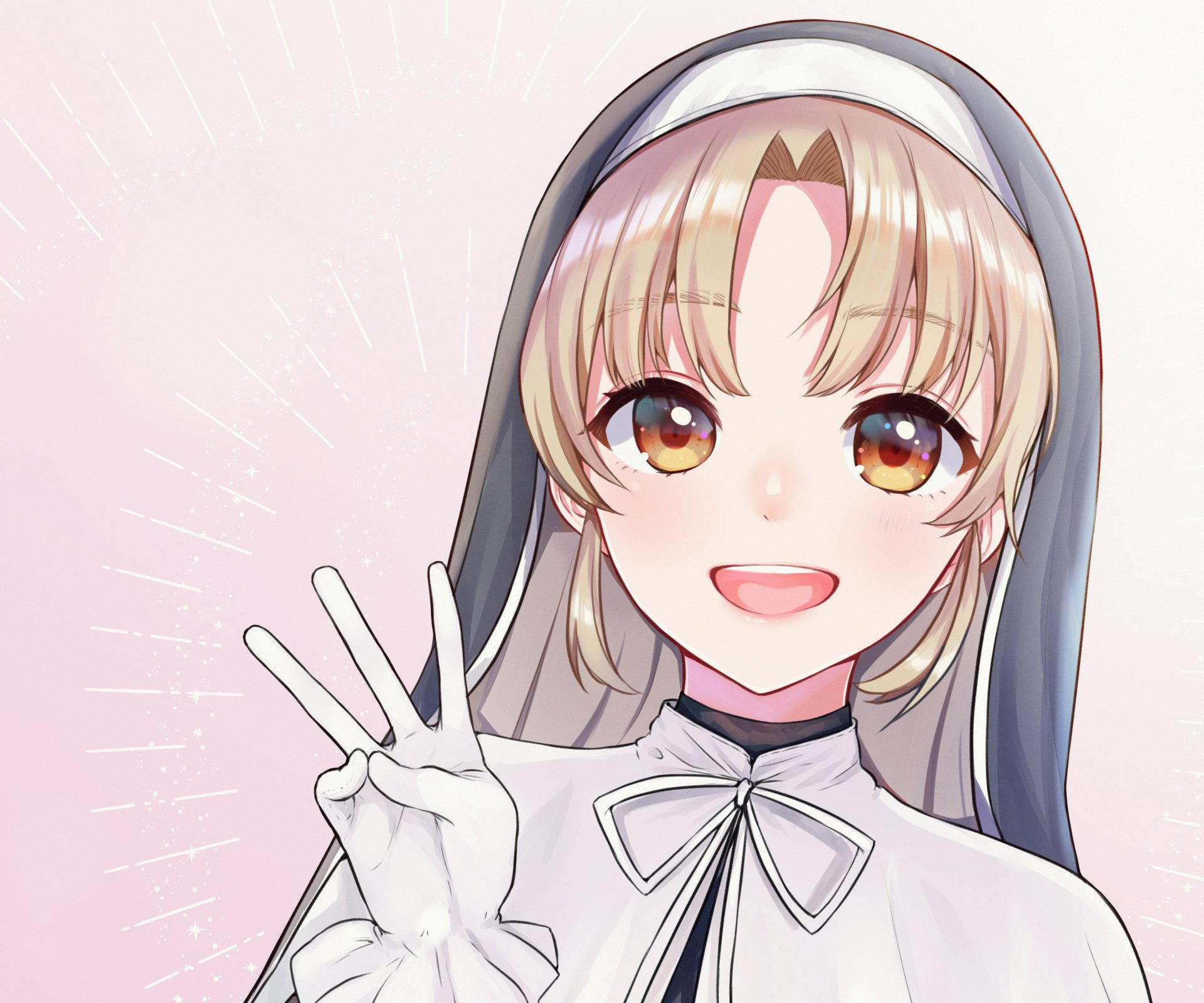 Download Sister Claire (Virtual Youtuber) Anime Virtual Youtuber HD Wallpaper