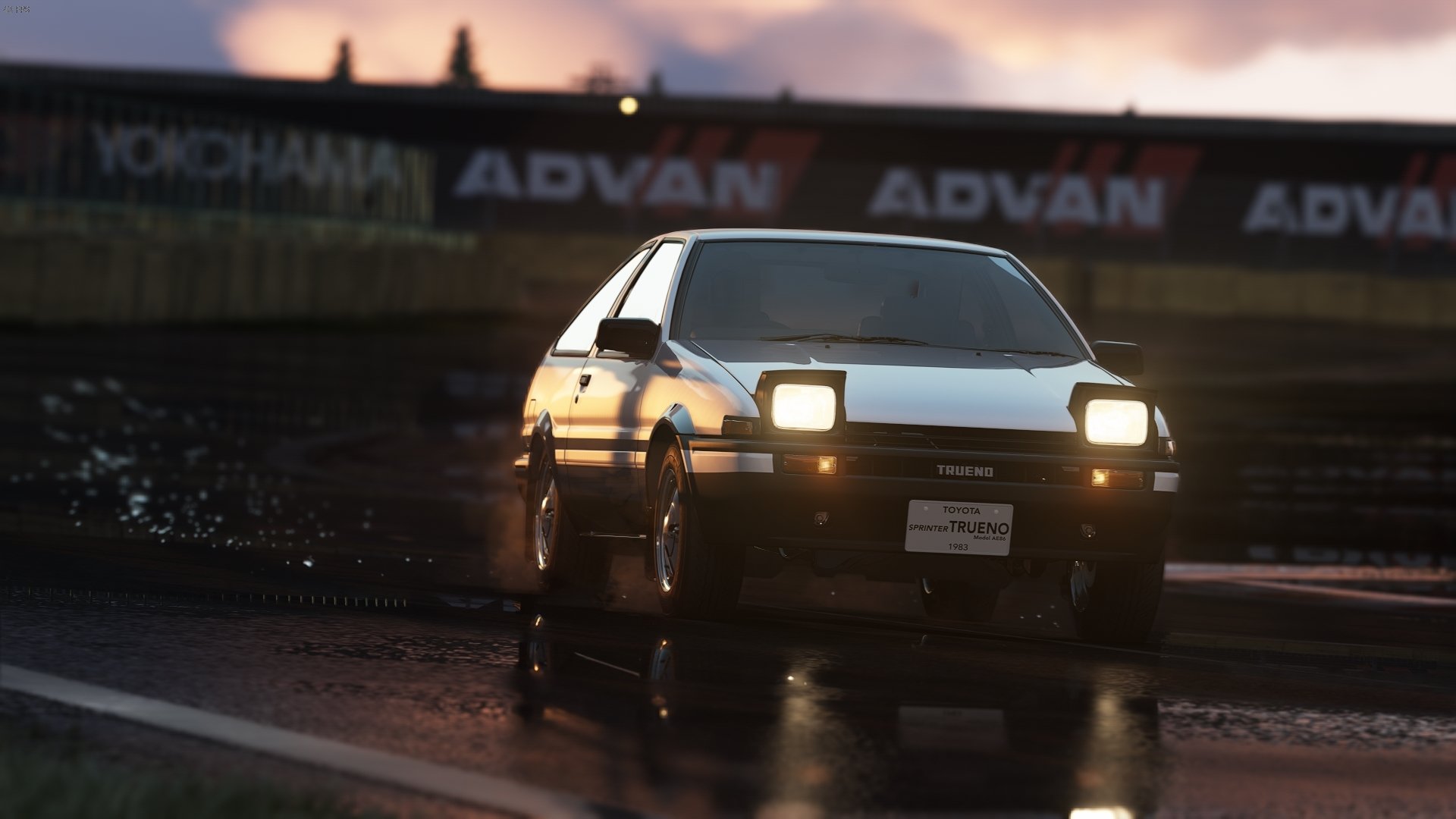Assetto Corsa Toyota AE86 Tsukuba Circuit by Wildart89