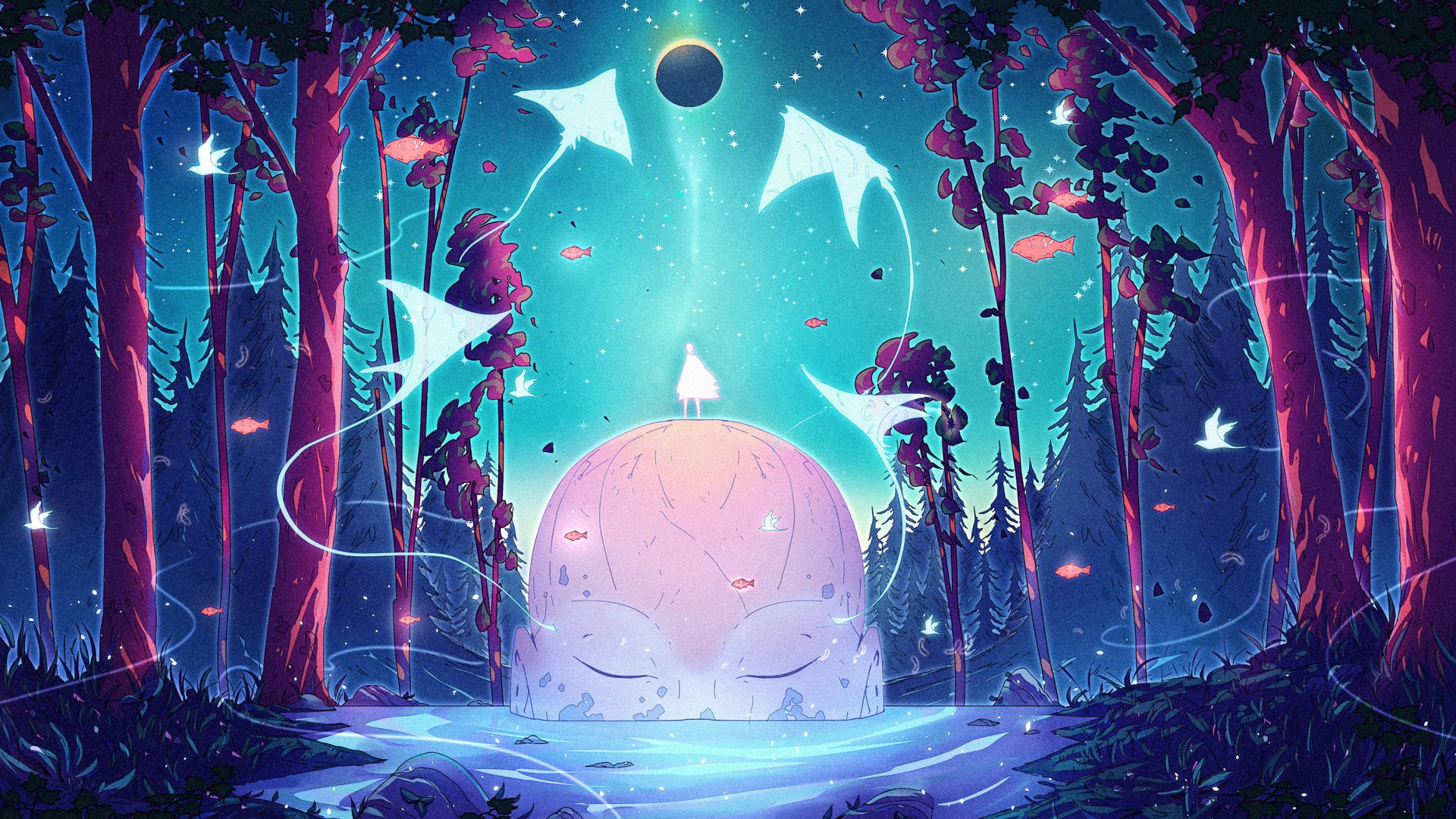 Download Fantasy Forest HD Wallpaper by Christian Benavides | 2800x1575 ...