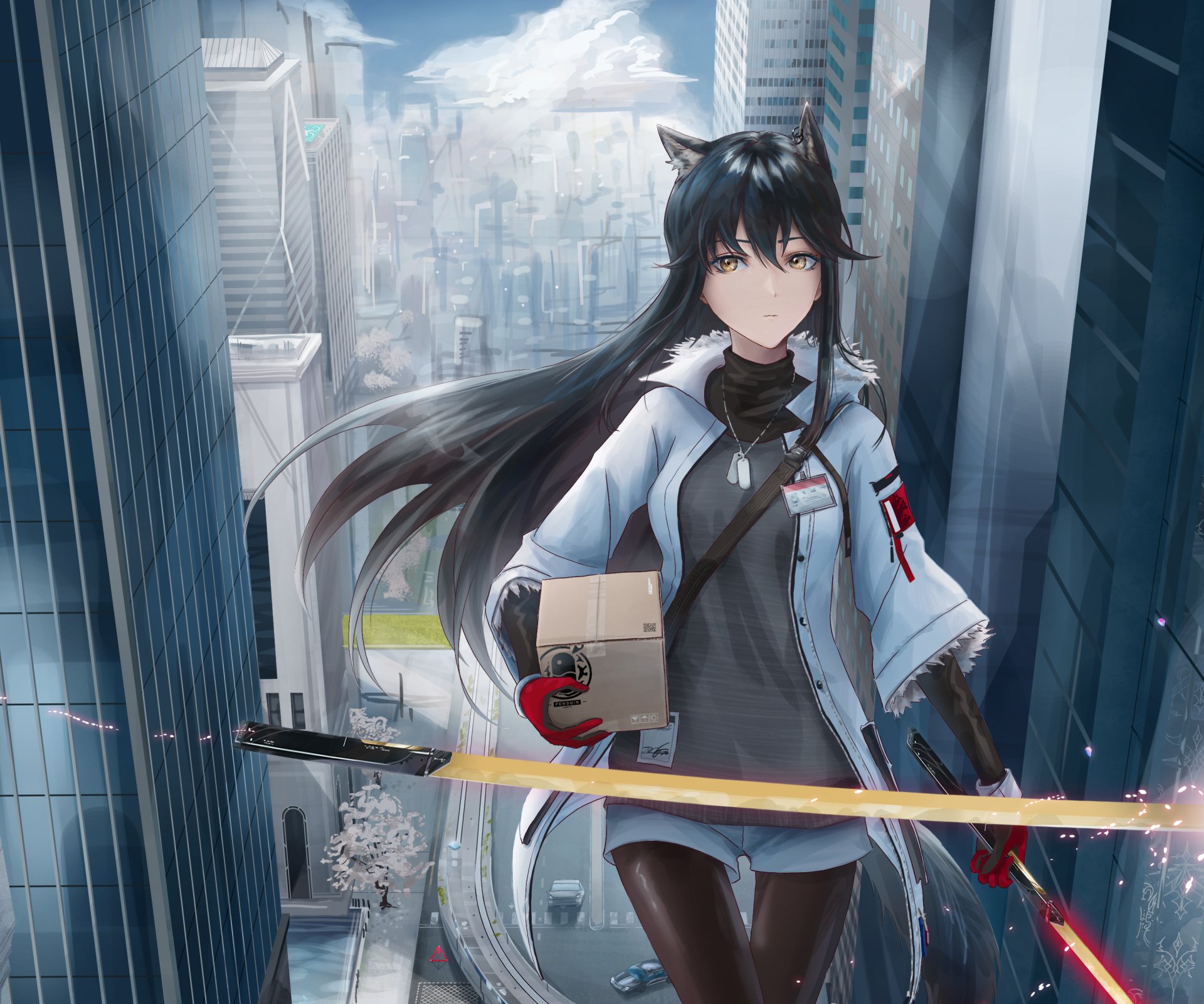 Download Texas (Arknights) Video Game Arknights HD Wallpaper