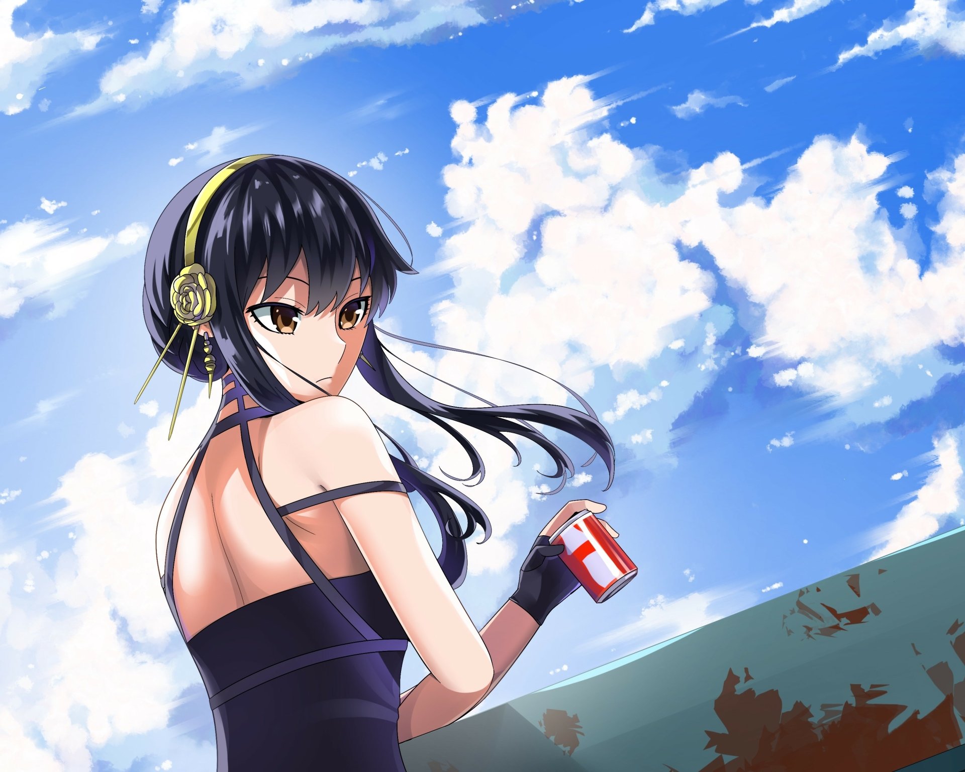 Download Yor Forger Anime Spy X Family HD Wallpaper by theeditorpanda