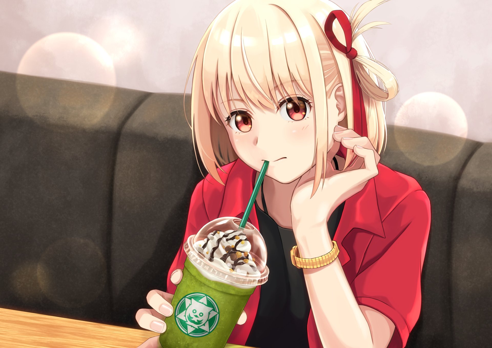 Download Chisato Nishikigi Anime Lycoris Recoil 4k Ultra HD Wallpaper by Roxy / ろきしー