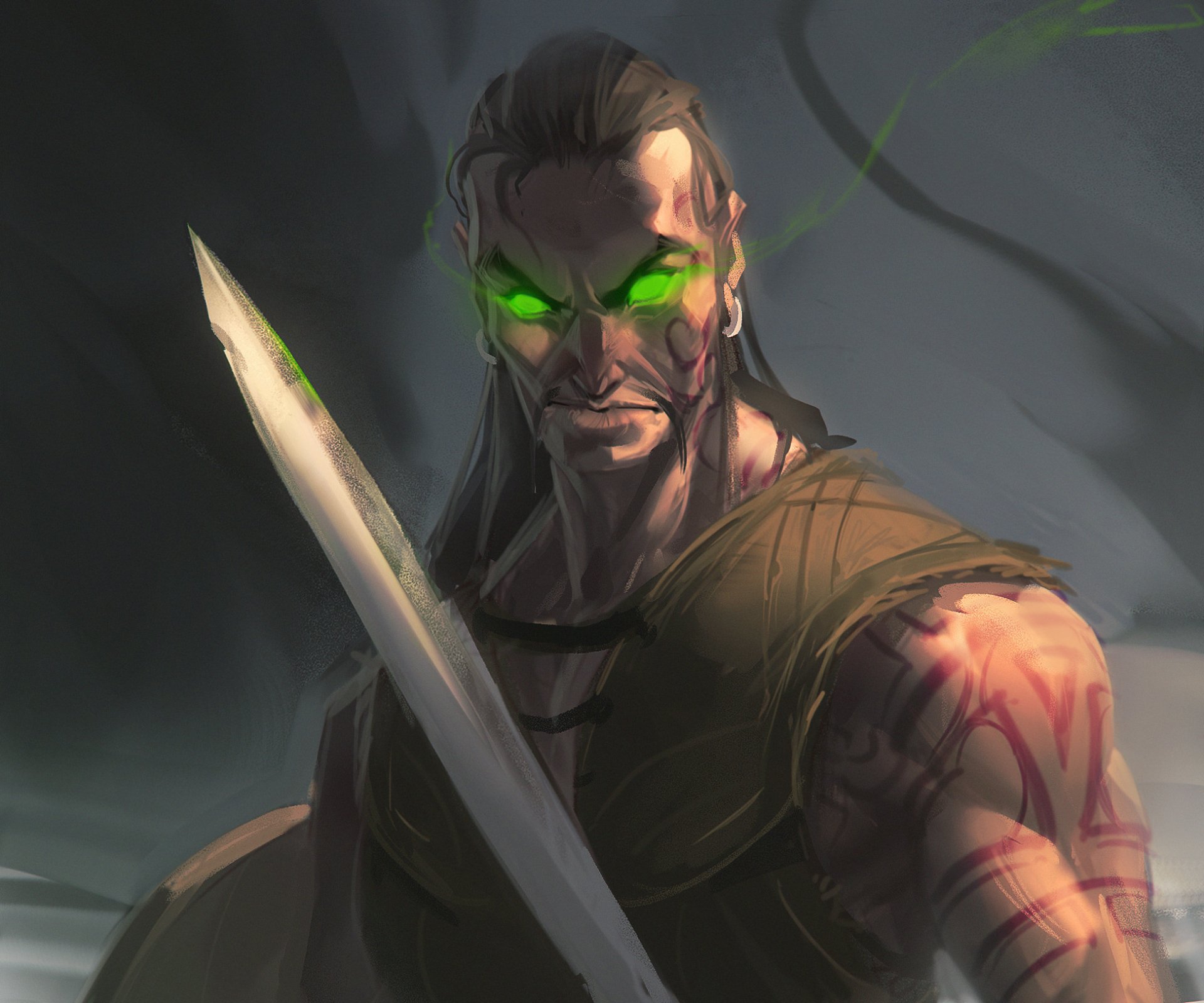 Download Fantasy Warrior Fantasy Warrior HD Wallpaper by Ozan Pulat