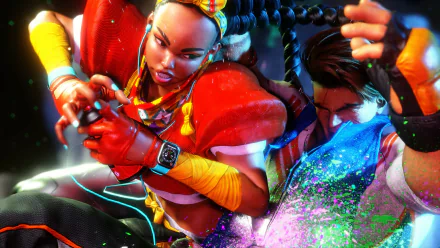 Luke Sullivan Kimberly (Street Fighter) video game Street Fighter 6 HD Desktop Wallpaper | Background Image
