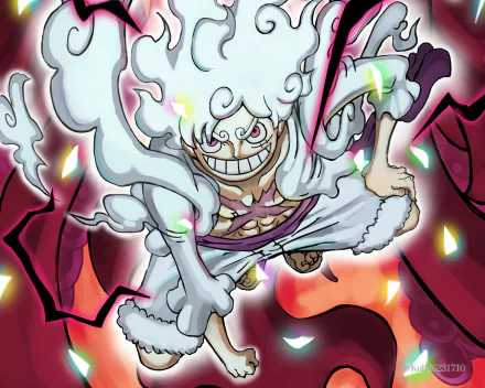 Gear 5 (One Piece) Monkey D. Luffy Anime One Piece HD Desktop Wallpaper | Background Image