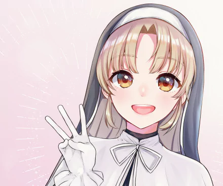 Sister Claire (Virtual Youtuber) Anime Virtual Youtuber HD Desktop Wallpaper | Background Image