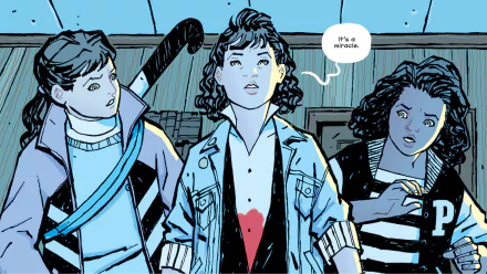 Tiffany Quilkin Karina J. Brandman Erin Tieng Comic Paper Girls HD Desktop Wallpaper | Background Image