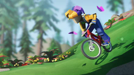 video game Lonely Mountains: Downhill HD Desktop Wallpaper | Background Image