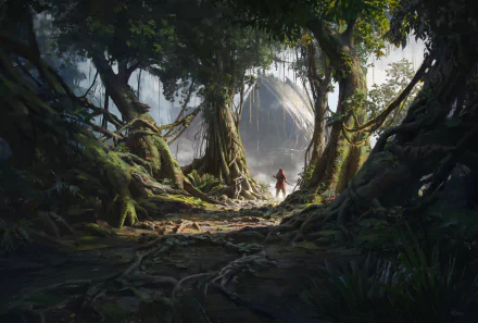 fantasy forest HD Desktop Wallpaper | Background Image