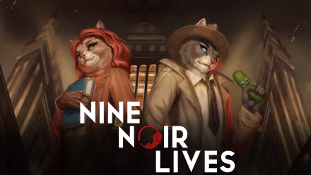 video game Nine Noir Lives HD Desktop Wallpaper | Background Image