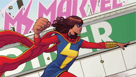 Kamala Khan Comic Ms. Marvel HD Desktop Wallpaper | Background Image