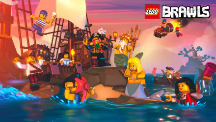 video game LEGO Brawls HD Desktop Wallpaper | Background Image