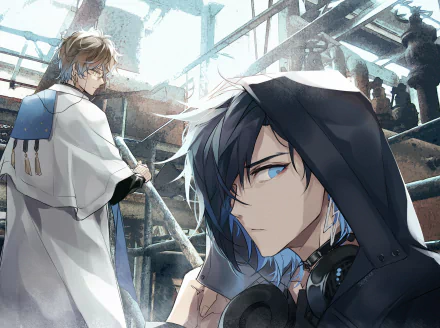 Yugo Asuma Ike Eveland Anime Virtual Youtuber HD Desktop Wallpaper | Background Image