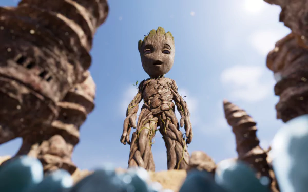 Baby Groot TV Show I Am Groot HD Desktop Wallpaper | Background Image