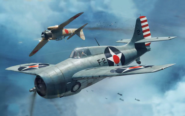 military Grumman F4F Wildcat HD Desktop Wallpaper | Background Image