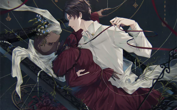 Anime boy gothic anime boy Gothic Anime HD Desktop Wallpaper | Background Image