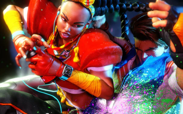 Luke Sullivan Kimberly (Street Fighter) video game Street Fighter 6 HD Desktop Wallpaper | Background Image