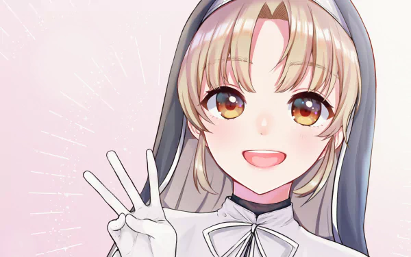 Sister Claire (Virtual Youtuber) Anime Virtual Youtuber HD Desktop Wallpaper | Background Image