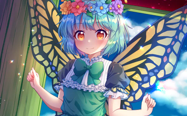Eternity Larva Anime Touhou HD Desktop Wallpaper | Background Image
