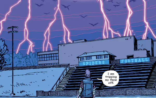 dinosaur Comic Paper Girls HD Desktop Wallpaper | Background Image