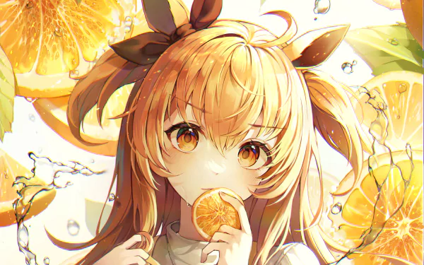 Mayano Top Gun Anime Uma Musume: Pretty Derby HD Desktop Wallpaper | Background Image