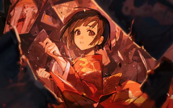 Chiyoko Fujiwara Anime Millennium Actress HD Desktop Wallpaper | Background Image