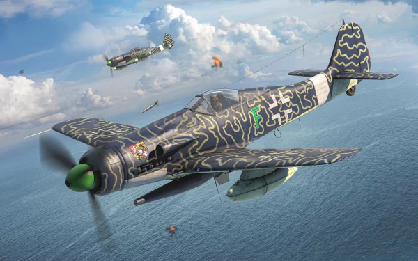 military Focke-Wulf Fw 190 HD Desktop Wallpaper | Background Image