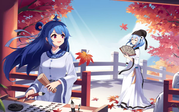 Anime Bili Bili Douga HD Desktop Wallpaper | Background Image