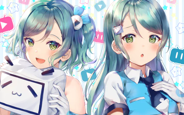 Anime Bili Bili Douga HD Desktop Wallpaper | Background Image