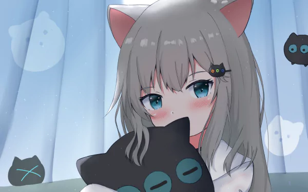 Nachoneko Anime Virtual Youtuber HD Desktop Wallpaper | Background Image