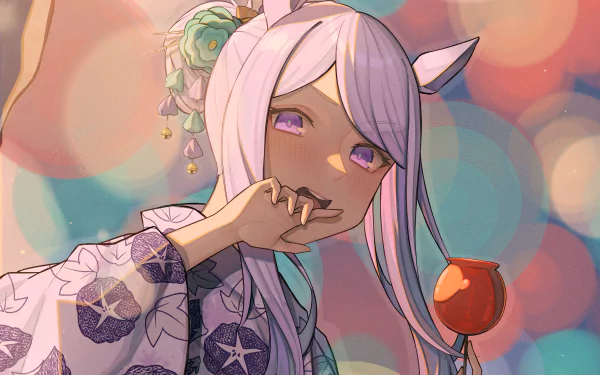 Mejiro McQueen Anime Uma Musume: Pretty Derby HD Desktop Wallpaper | Background Image