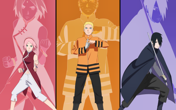 Anime Boruto Naruto Sarada Uchiha Naruto Uzumaki Sasuke Uchiha HD Wallpaper | Background Image