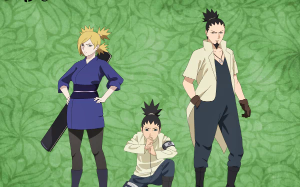 Shikamaru Nara Shikadai Nara Temari (Naruto) Anime Boruto HD Desktop Wallpaper | Background Image