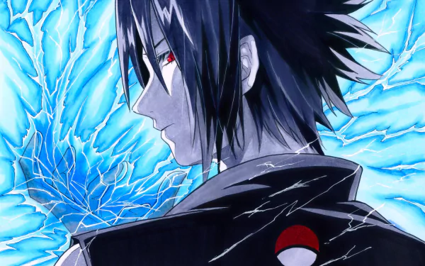 Sasuke Uchiha Chidori (Naruto) Anime Naruto HD Desktop Wallpaper | Background Image