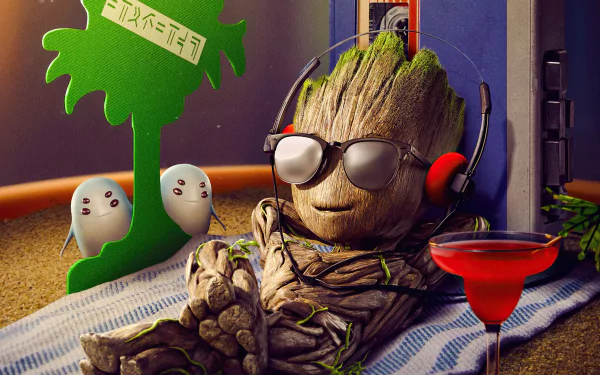 Baby Groot TV Show I Am Groot HD Desktop Wallpaper | Background Image