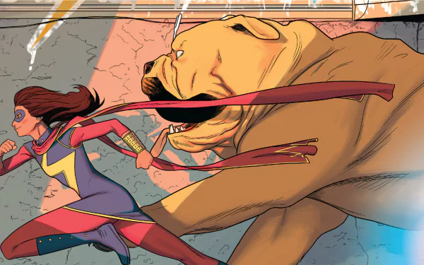 Lockjaw (Marvel Comics) Kamala Khan Comic Ms. Marvel HD Desktop Wallpaper | Background Image