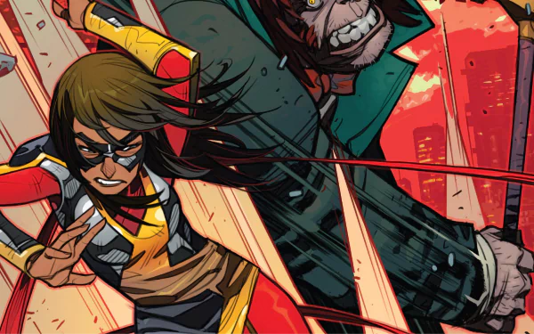 Kamala Khan Comic Ms. Marvel HD Desktop Wallpaper | Background Image